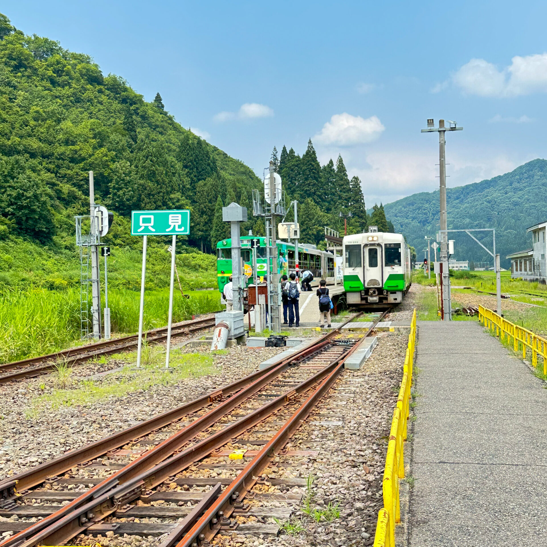 只見駅構内