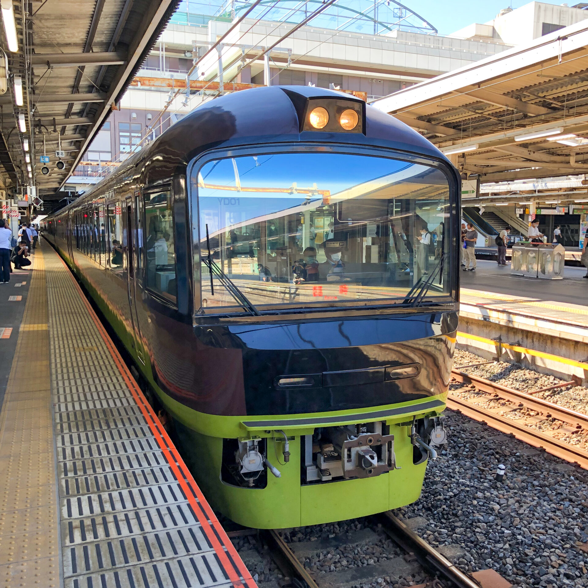 485系リゾートやまどり編成大宮駅にて