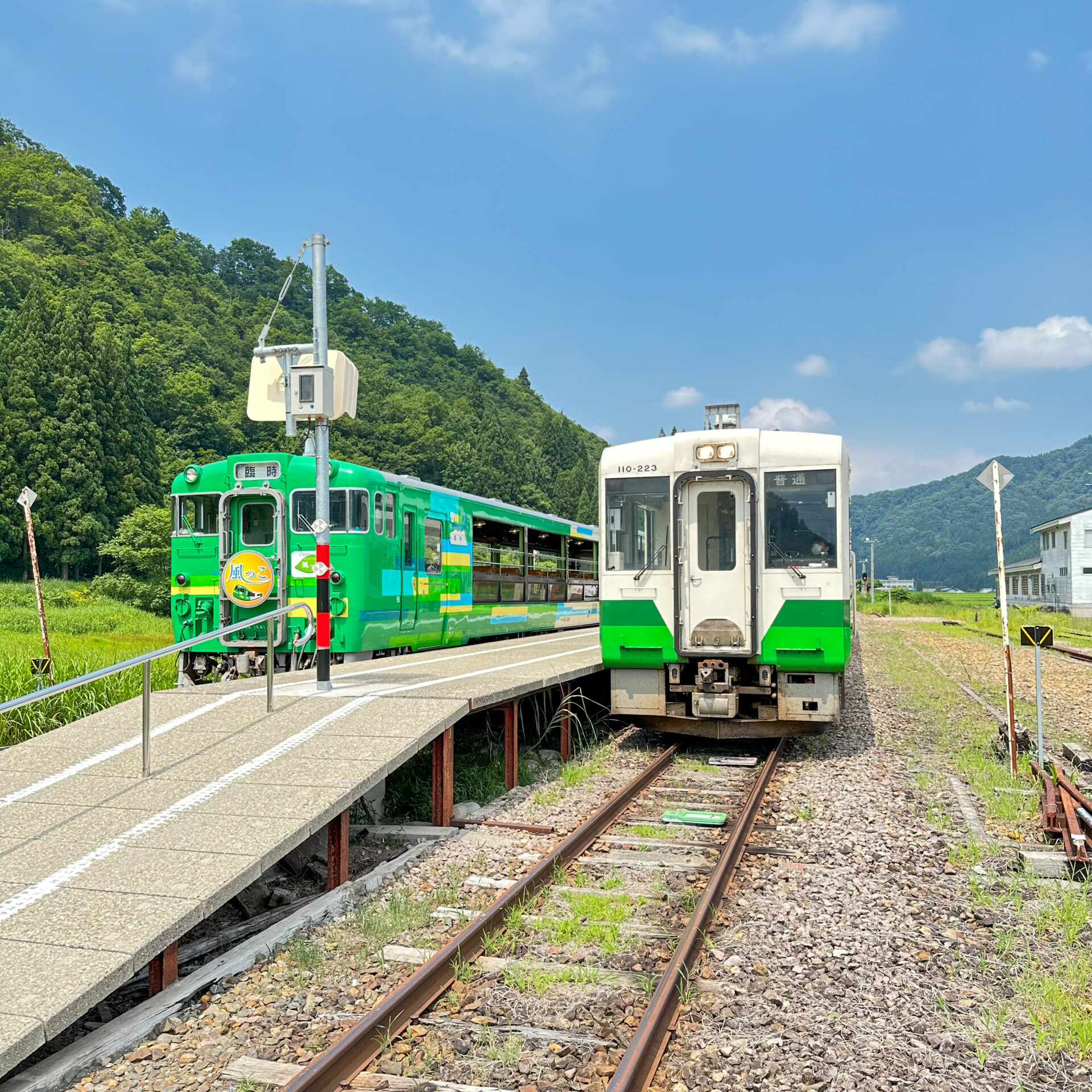 只見駅構内