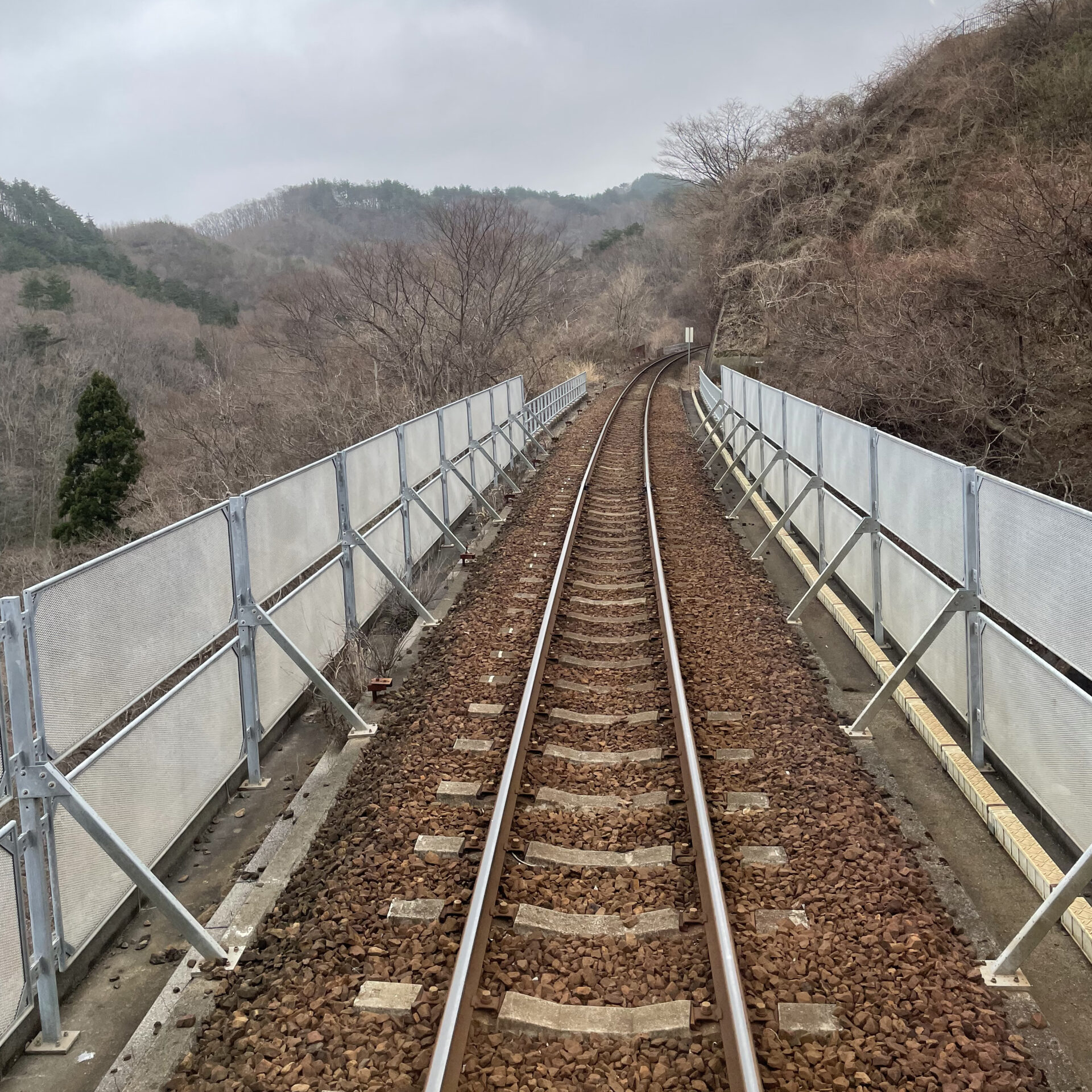 三陸鉄道北リアス線内の鉄橋