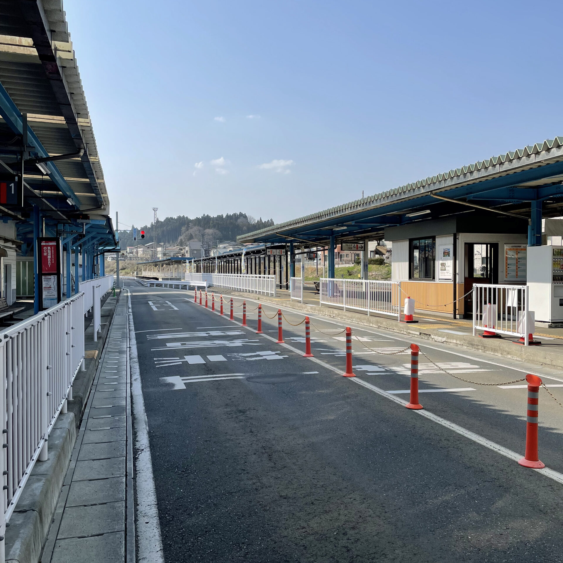 気仙沼駅構内