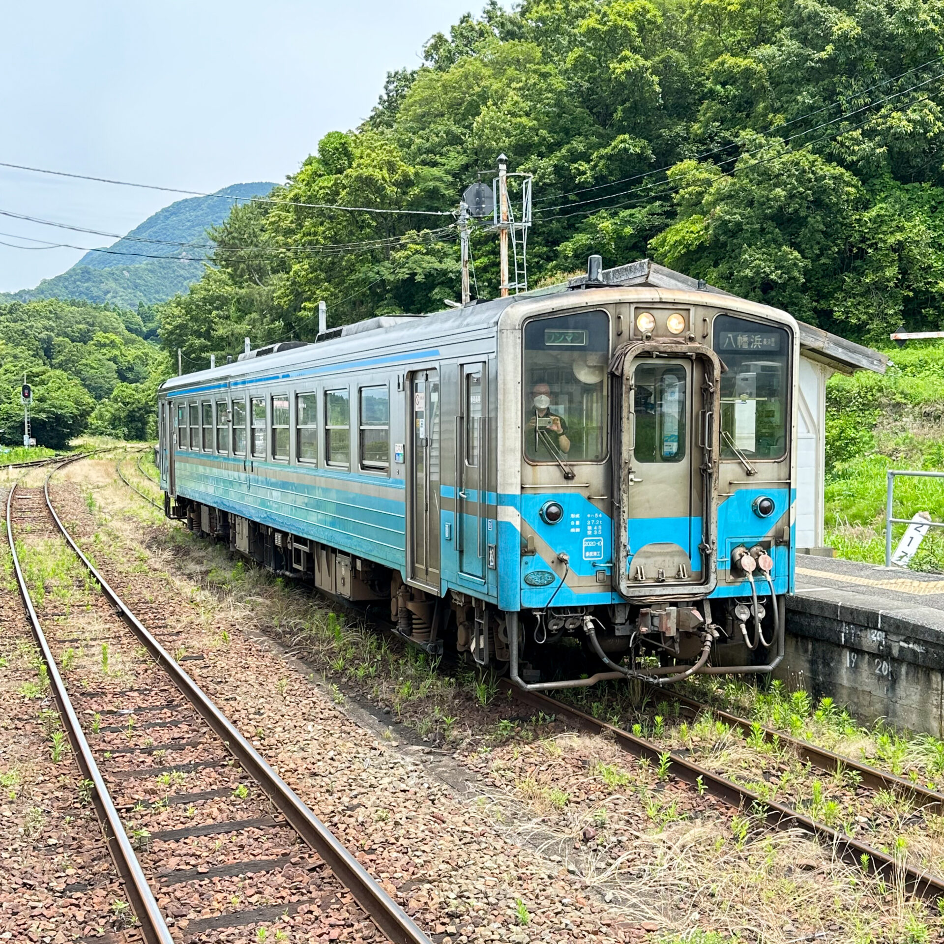 予讃線伊予上灘駅