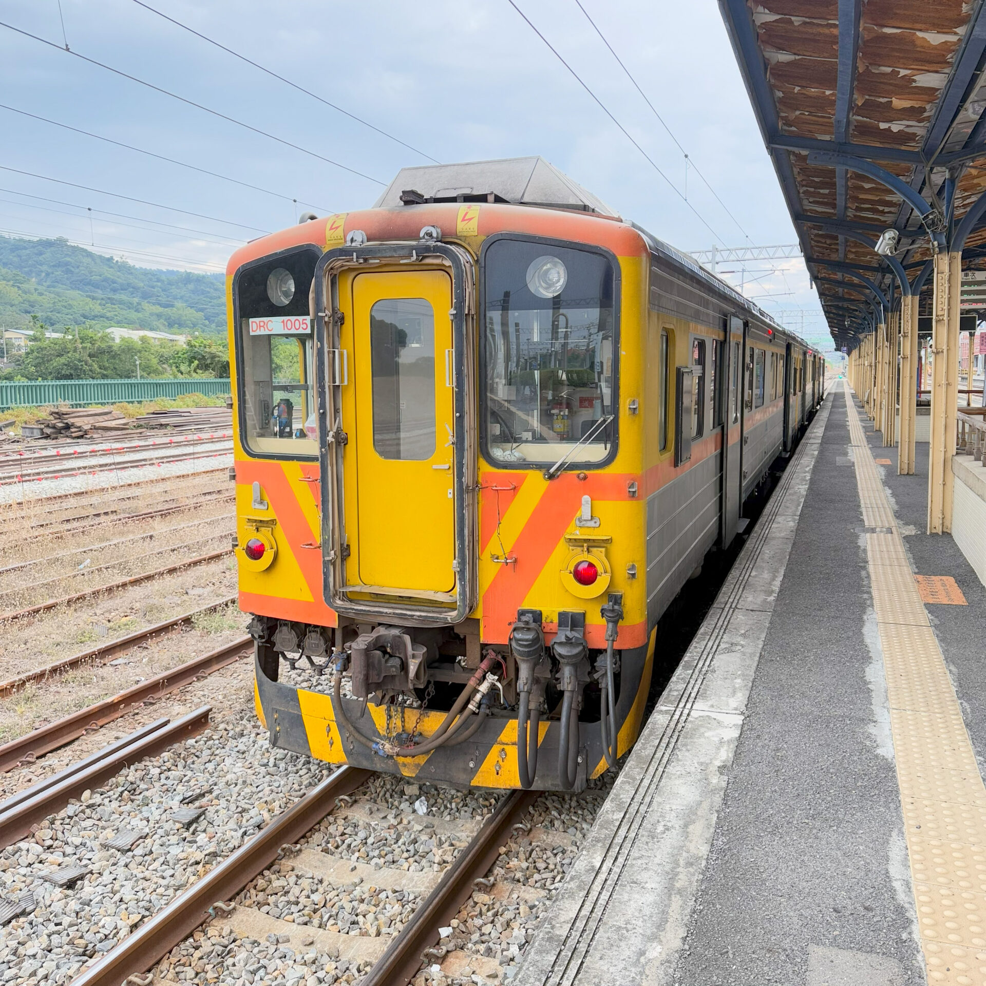 台鐵集集線区間車二水駅にて