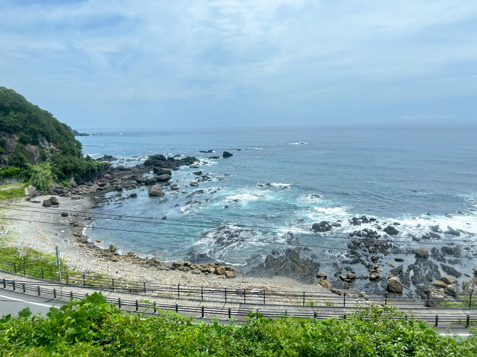 土佐くろしお鉄道土佐白浜駅付近